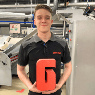 Laslo werkt bij Geostick
